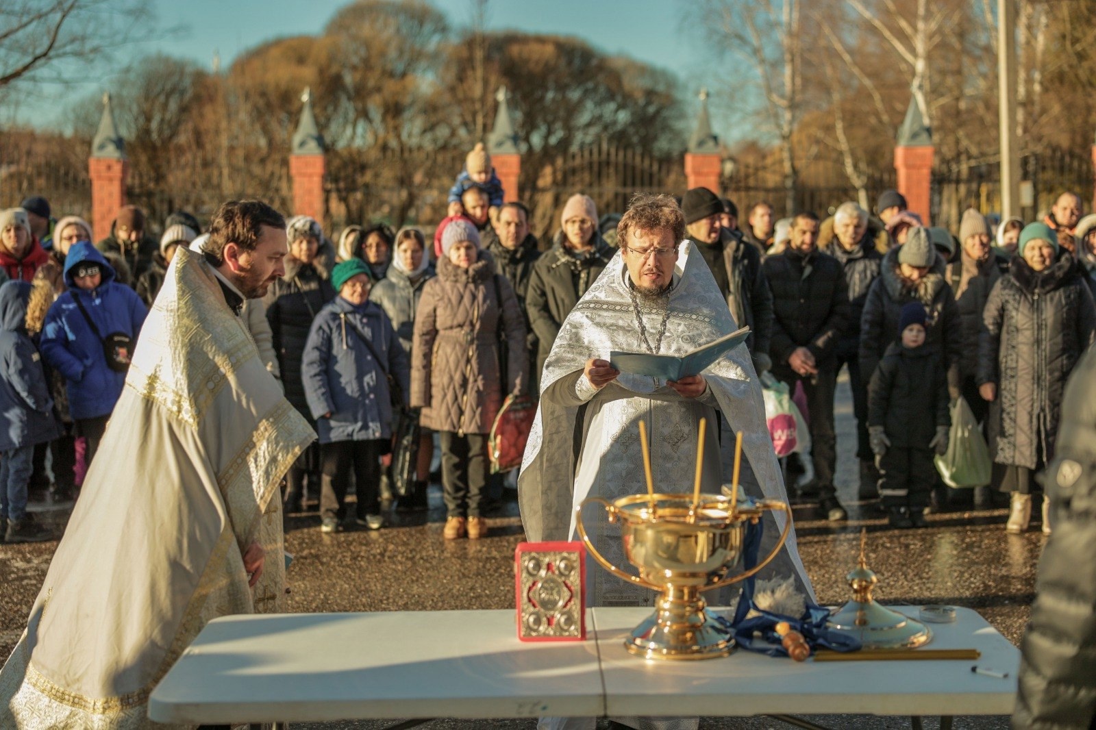 Фото: Святое Богоявление. Крещение Господне. Великое освящение воды